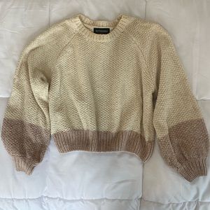Cozy cropped sweater